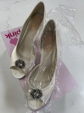 Paradox London Pink Ivory Bridal Shoe Size 6