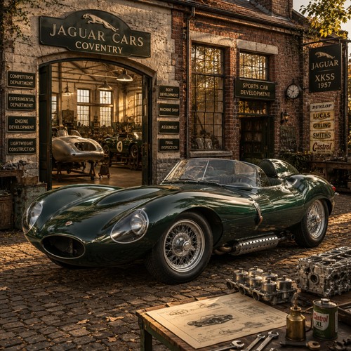 1957 jaguar xkss classic - jaguar,