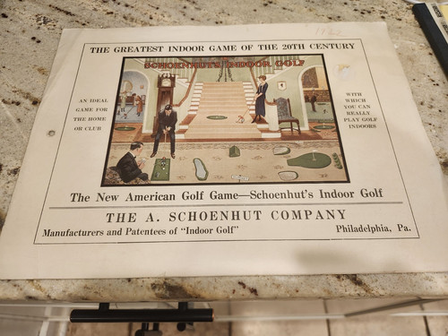 Schoenhut indoor golf game - indoor,
