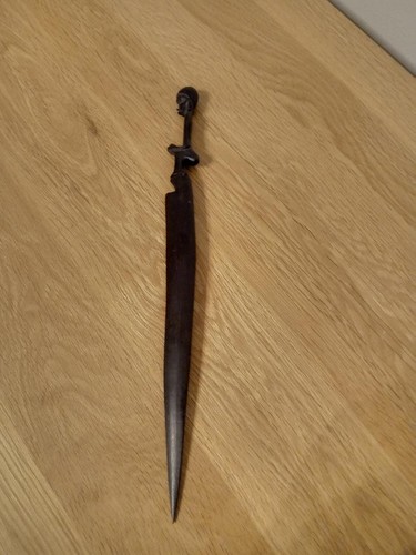 Ebony wooden african hand - wooden,