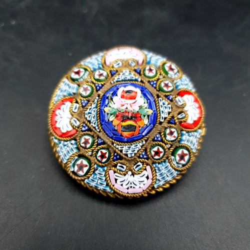Antique italian micro mosaic - micro,