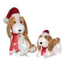 Christmas dogs silhouette led - silhouette,