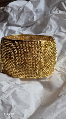 22k gold plated - big, wide