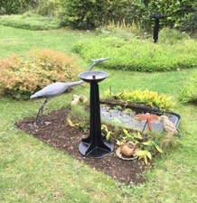 Vintage Bird Feeder Cast Iron