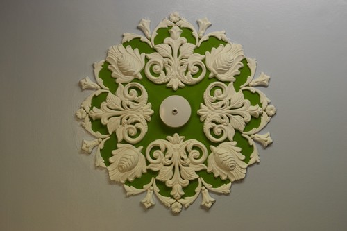 Plaster ceiling rose design - plaster,