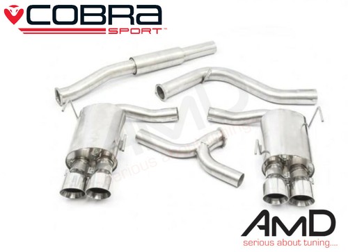 Cobra cat back exhaust system - back,