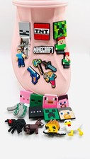 Minecraft Charms Fits Crocs SET OF 24 Shoe Clog Charms Real UK Seller ??