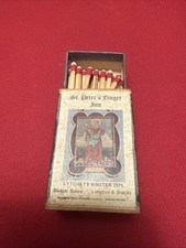 Vinatge Match Box With Contents. St Peter’s Finger Lytchett Minster, Badger Beer
