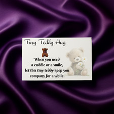 A Tiny Hug Teddy Bear Little Pocket Hug Gift | Thoughtful Token