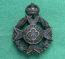Royal Army Chaplains Department ~ "KC" ~ 100% Genuine British Military Cap Badge