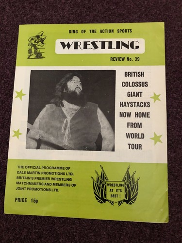 Wrestling programme swindon - wrestling,