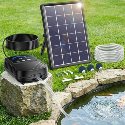 Solar pond aerator with - 4w,