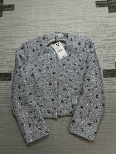Zara Jacket Womens Medium Gray
