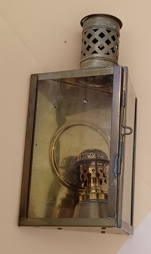 Vintage brass nautical ship - brass,