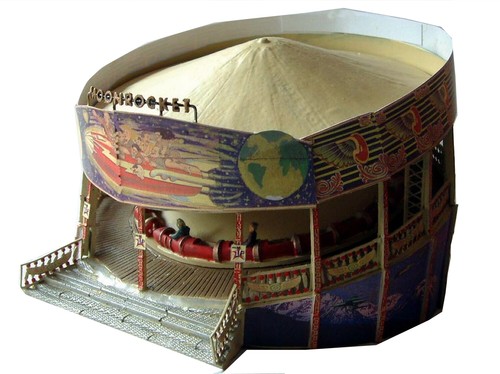 Moon rocket fairground fair - moon,