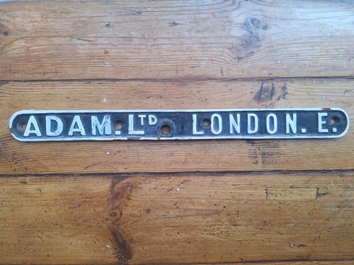 Vintage cast iron makers name - cast,