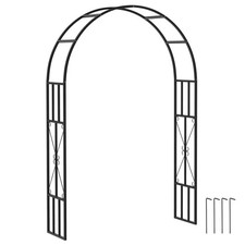 Steel Garden Arch, 2.2m High x
