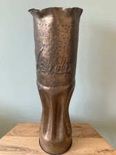 TRENCH ART SHELL CASING WW1