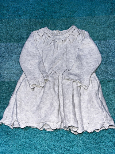 Light grey long sleeved dress - light,