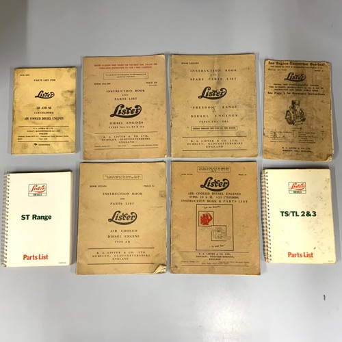 Lister engines instruction - lister,