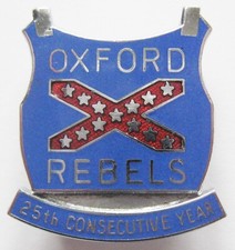 OXFORD REBELS - 1974 Enamel