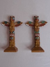 Vintage Pair of Winged Totem