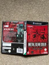 Metal Gear Solid MGS - Nintendo Gamecube - OFFICIAL ARTWORK / INLAY & CASE ONLY