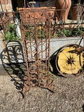 Vintage Floor Standing Handmade Wrought Iron 12 Bottle Wine Rack