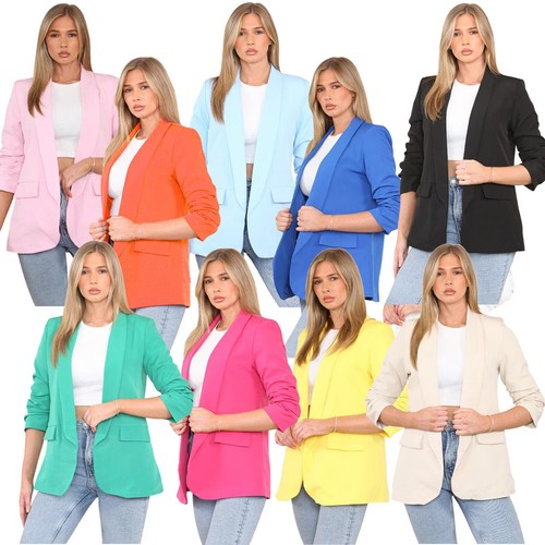 Womens ruched sleeve fully - sleeve,