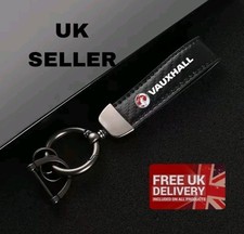 1x OEM Vauxhall Leather Keyring Keychain Corsa Astra Insignia Mokka Crossland 