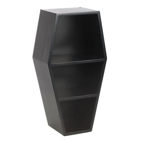 Small black coffin shelf - small,