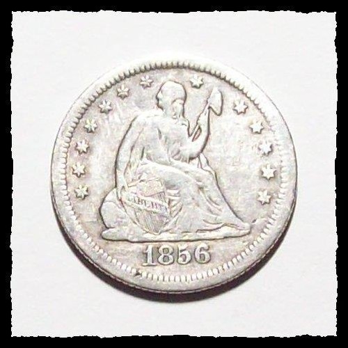 1856 seated liberty quarter - seated,