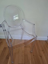 Philippe Starck for Kartell: 1  x 'Louis Ghost' Chair - Made in Italy