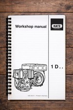 HATZ ENGINE 1D 30 31 40 41 50