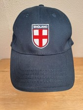 England St George Cross Navy Blue 100% cotton baseball cap  / Trucker Cap VGC
