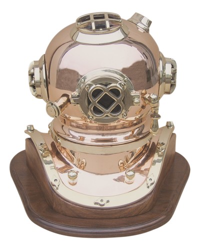 Diving helmet made - , of
