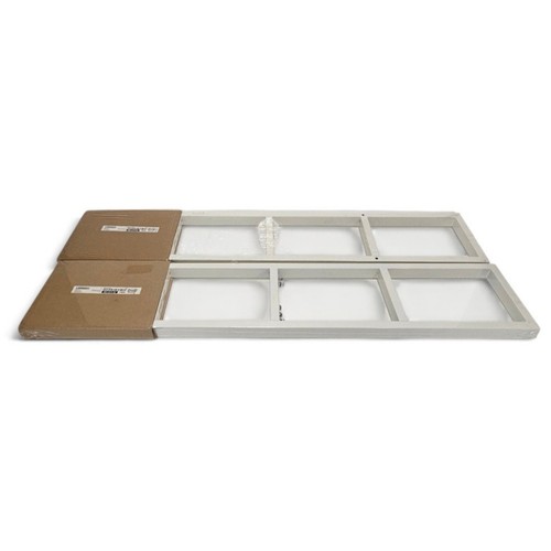Ikea lerberg white metal - 2x,