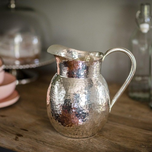 Medium champagne hammered jug - medium,
