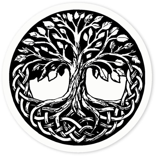 Celtic tree life - of, clear