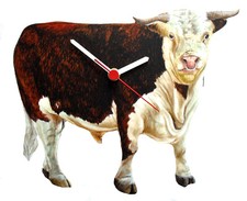 Bull Clock - Angus Bull -