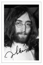 JOHN LENNON Signed Autograph