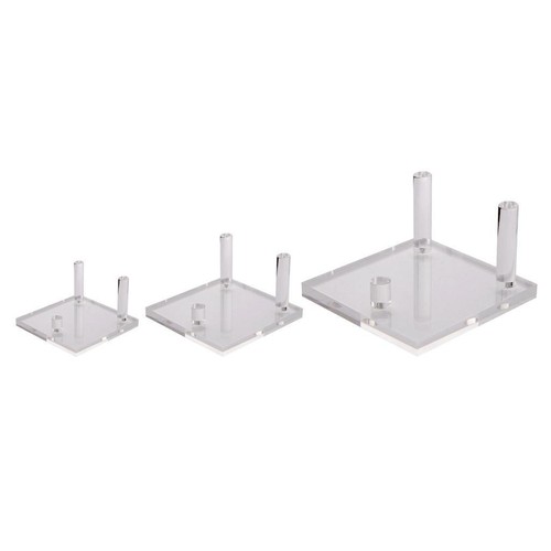 Three peg acrylic display - three-peg,