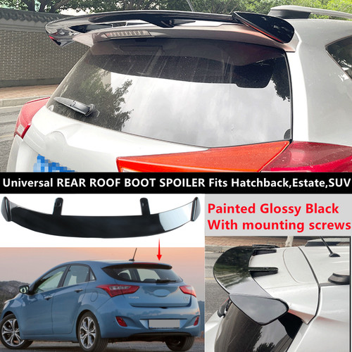 Universal glossy black rear - universal,