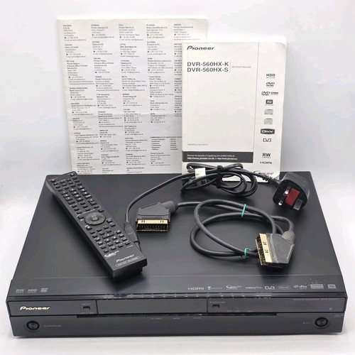 Pioneer dvr 560hx - hdd, dvd