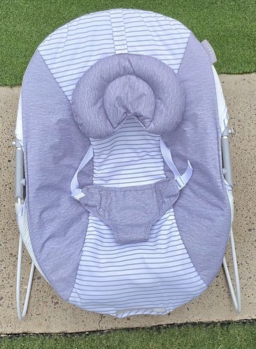 Grey white striped baby - grey,