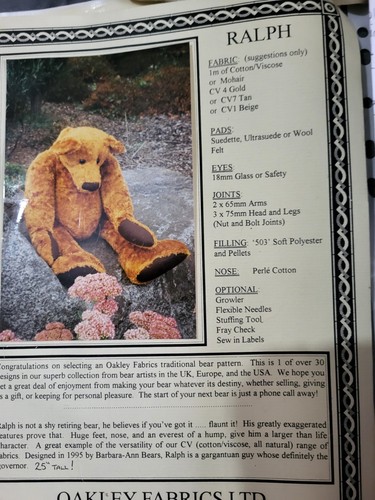 Craft bear making - bear, teddy