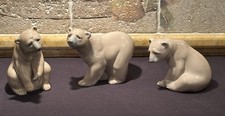LLADRO Set Of 3 Bears