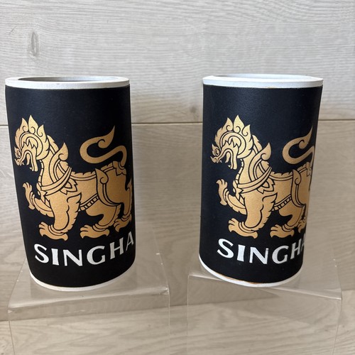 Singha foam beer bottle - x,