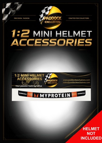 Scale helmet visor - 1:2,