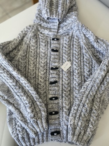 Child grey hand knitted - child’s,